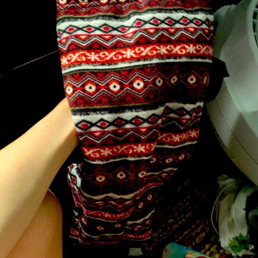 Fuzzy leggings